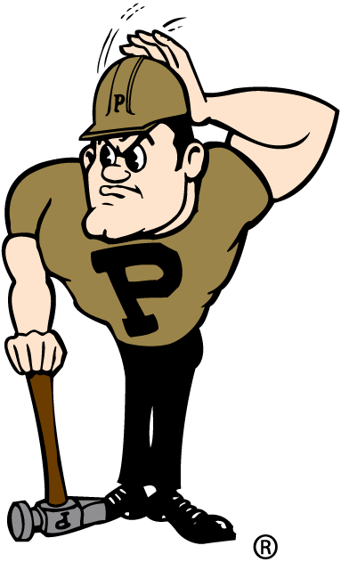 Purdue Boilermakers 1996-Pres Mascot Logo 02 iron on paper